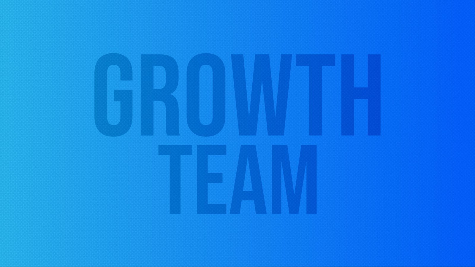 Growth hacking Team
